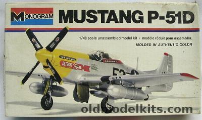 Monogram 1/48 TWO Mustang P-51D Detroit Miss - Plus SuperScale Decals - White Box Issue, 5101 plastic model kit